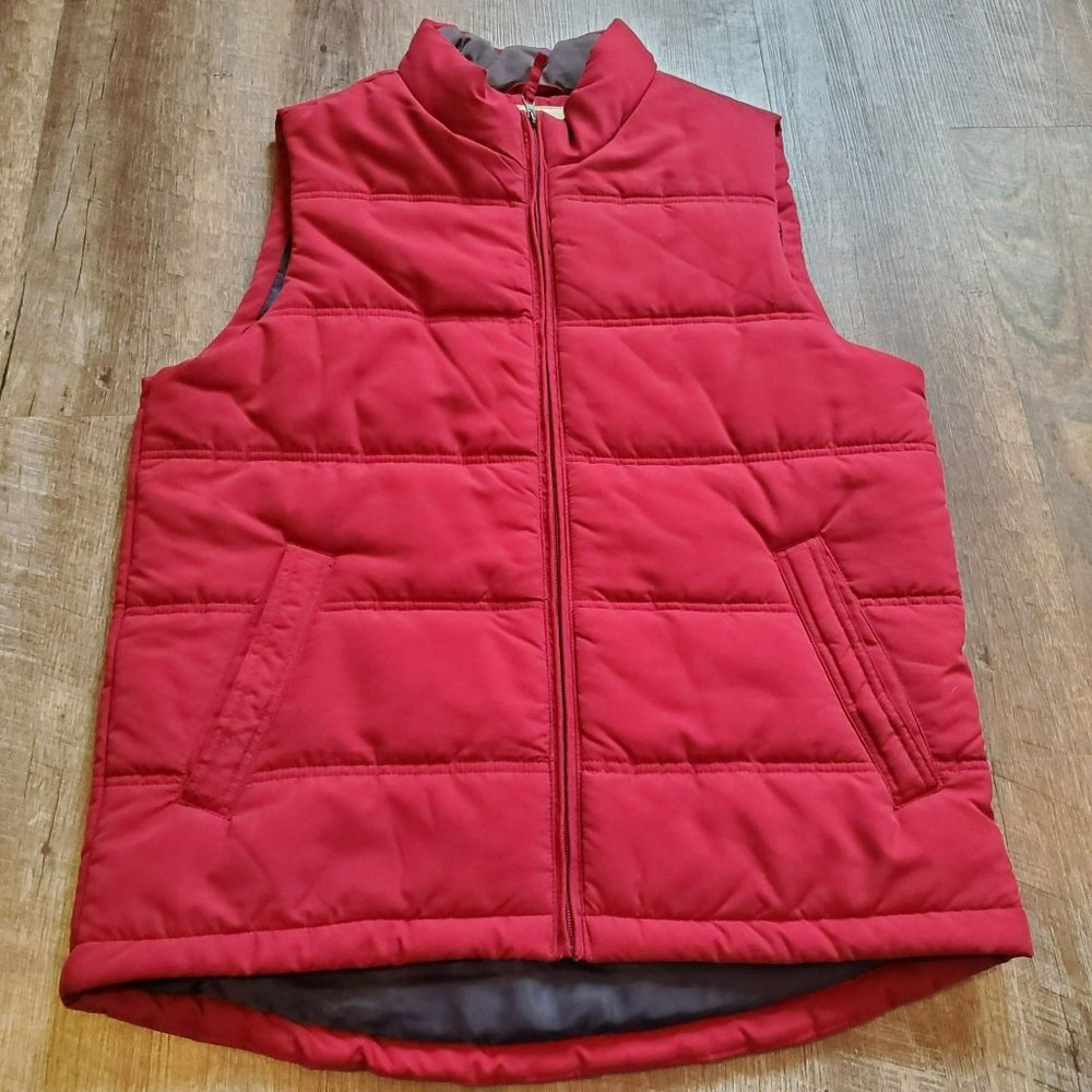 Original Vintage Weatherproof Since 1948 Vest Burgundy (Pic look red) Size M/M